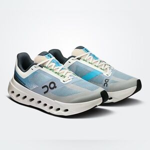 On Cloudsurfer Next women size 9, white and blue, like new